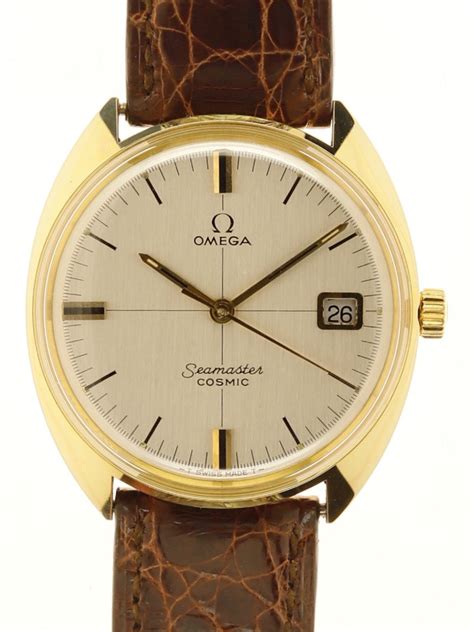 omega seamaster cosmic gold plated|Omega Seamaster cosmic value.